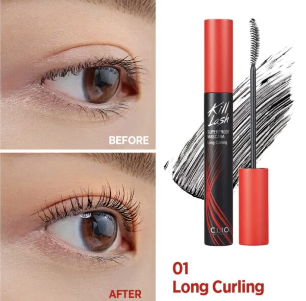 CLIO - Kill Lash Superproof Mascara #01 Long Curling - Imagen 2