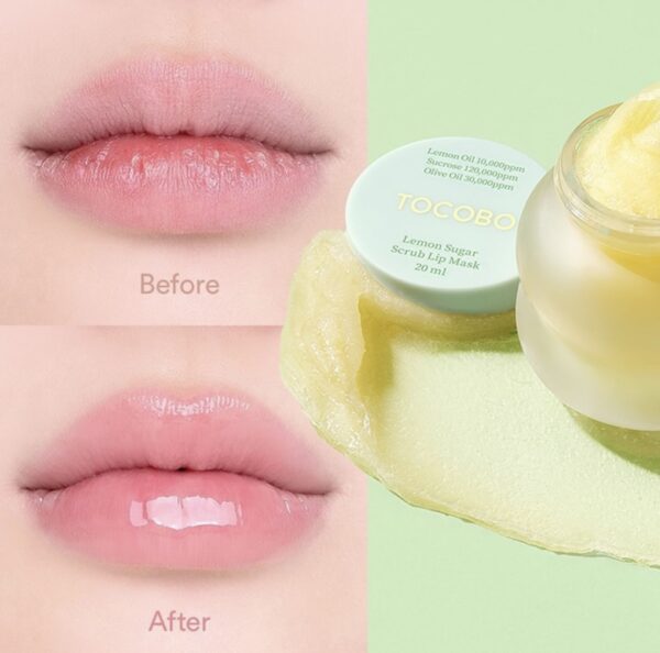 Tocobo - Lemon Sugar Scrub Lip Mask - Imagen 3