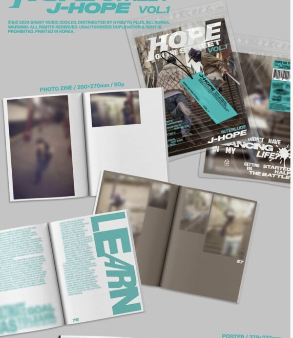 J-HOPE (BTS) - [HOPE ON THE STREET VOL.1] (Random Ver.) - Imagen 3