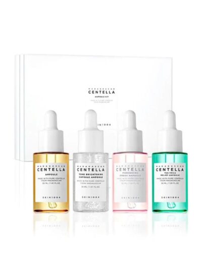 Skin1004 – Madagascar Centella Ampoule Kit | Kit de 4 minis
