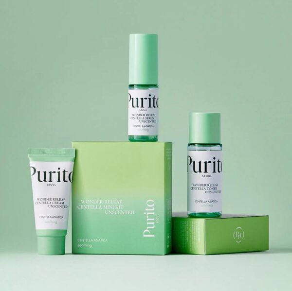 Purito SEOUL - Wonder Releaf Centella Mini Kit Unscented 3 pcs - Imagen 2