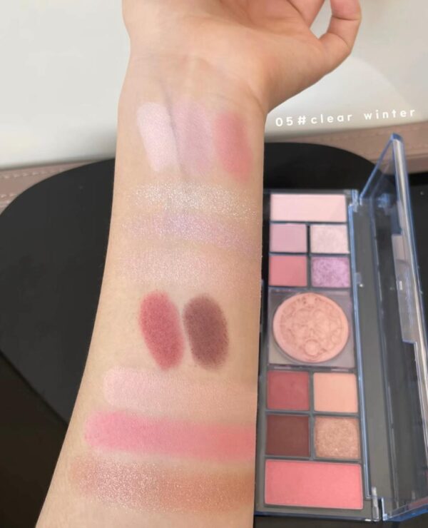 Peripera - All Take Mood Like Palette 05 Clear Winter (Cherry Ver) - Imagen 5