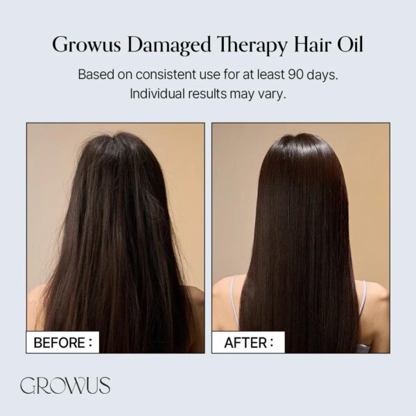 GROWUS - Damage Therapy Hair Oil (Brillo + Suavidad) - Imagen 5