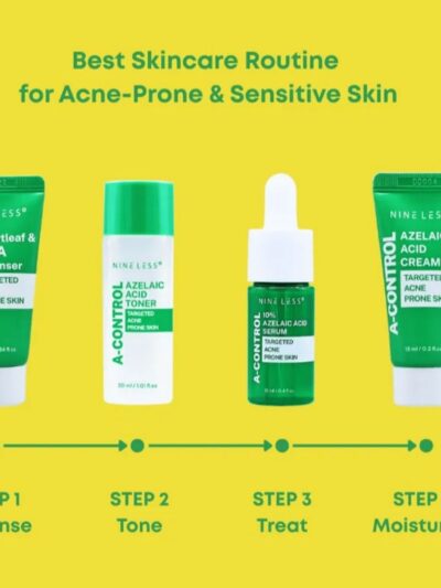 Nine Less – A – Control Mini Kit ( Mini rutina para pieles con acne)