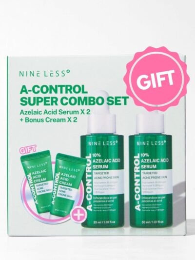Nine Less – Azelaic Acid Serum Duo Set (Free Gift : 2 Azelaic Acid Cream 15ml)