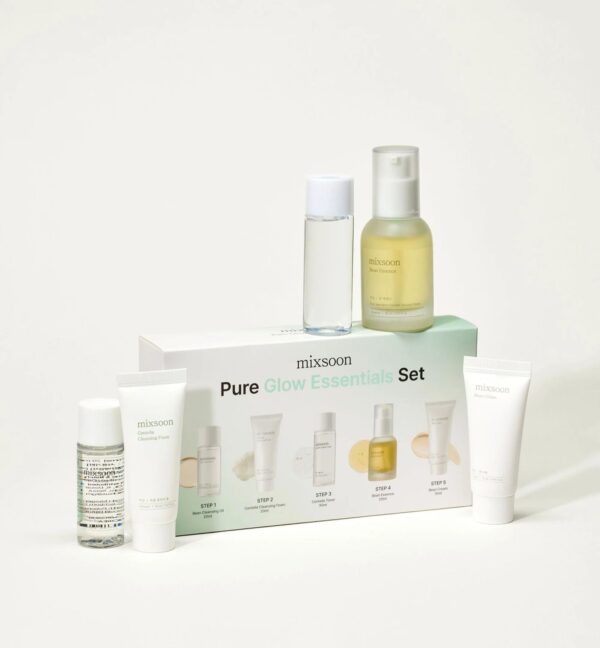Mixsoon - Pure Glow Essentials ( Kit de 5 pasos de Skincare )