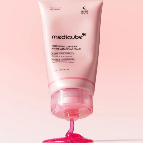 Medicube - PDRN Pink Caffeine Night Wrapping Mask - Imagen 2