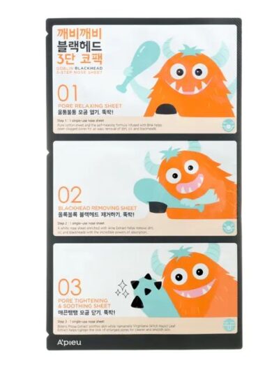 Apieu – Goblin Blackhead 3 Steps Nose (Elimina puntos negros)